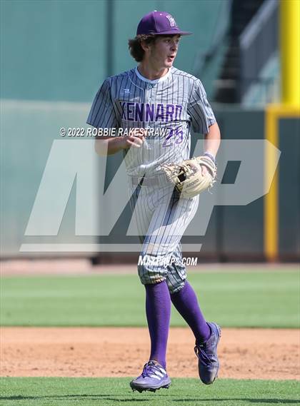 Thumbnail 1 in Nazareth vs. Kennard (UIL 1A Baseball Semifinal) photogallery.
