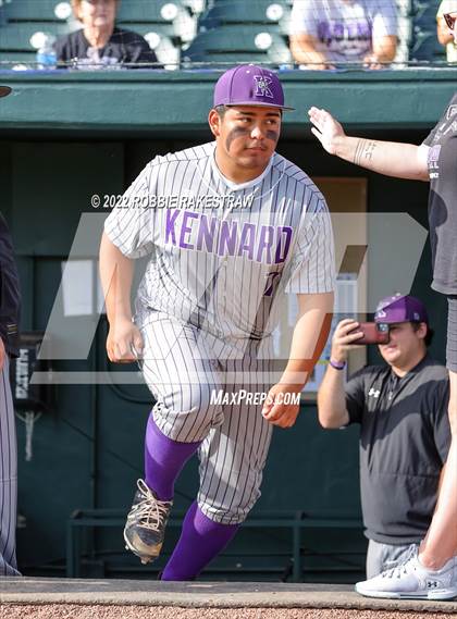Thumbnail 3 in Nazareth vs. Kennard (UIL 1A Baseball Semifinal) photogallery.
