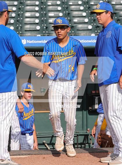 Thumbnail 2 in Nazareth vs. Kennard (UIL 1A Baseball Semifinal) photogallery.