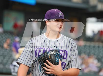 Thumbnail 3 in Nazareth vs. Kennard (UIL 1A Baseball Semifinal) photogallery.