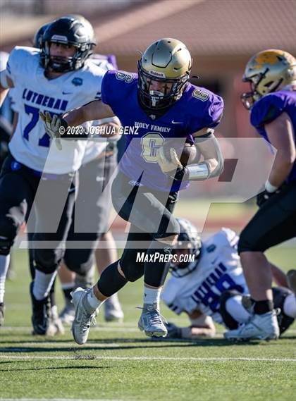 Thumbnail 2 in Lutheran vs. Holy Family (CHSAA 3A Final) photogallery.