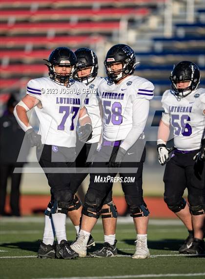 Thumbnail 3 in Lutheran vs. Holy Family (CHSAA 3A Final) photogallery.