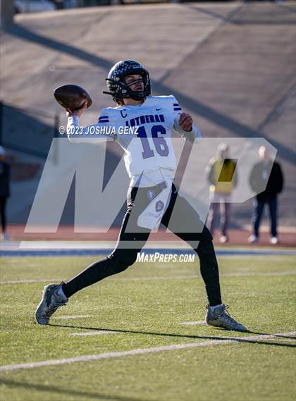 Thumbnail 3 in Lutheran vs. Holy Family (CHSAA 3A Final) photogallery.