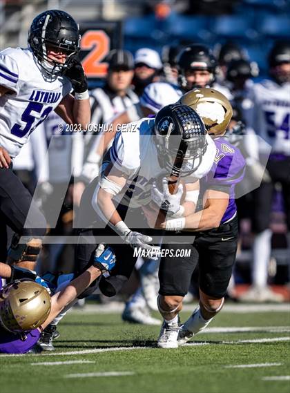 Thumbnail 3 in Lutheran vs. Holy Family (CHSAA 3A Final) photogallery.