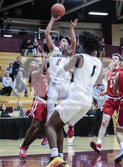 Thumbnail 2 in Springfield Central vs. St. John's (Spalding Hoophall Classic) photogallery.
