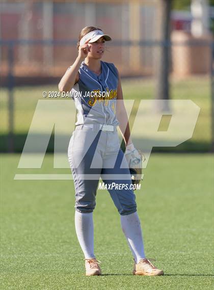 Thumbnail 1 in Pahrump Valley @ Virgin Valley (2024 NIAA 3A Southern Region Softball Playoffs) photogallery.