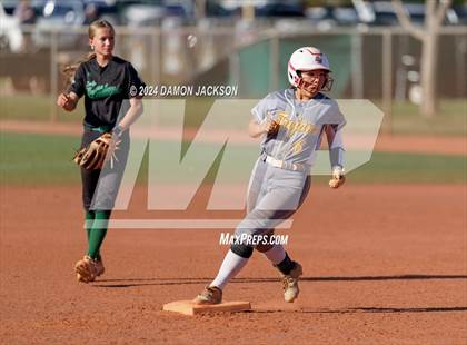 Thumbnail 2 in Pahrump Valley @ Virgin Valley (2024 NIAA 3A Southern Region Softball Playoffs) photogallery.