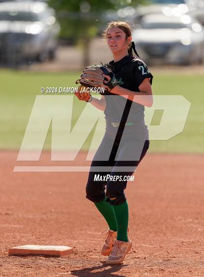 Thumbnail 3 in Pahrump Valley @ Virgin Valley (2024 NIAA 3A Southern Region Softball Playoffs) photogallery.