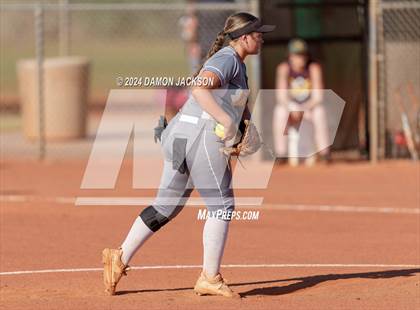 Thumbnail 2 in Pahrump Valley @ Virgin Valley (2024 NIAA 3A Southern Region Softball Playoffs) photogallery.