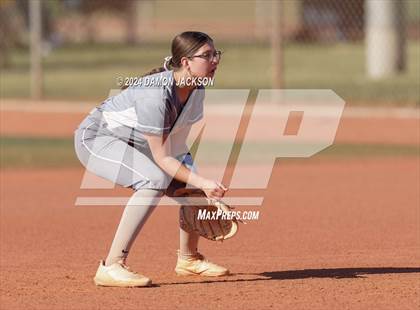 Thumbnail 3 in Pahrump Valley @ Virgin Valley (2024 NIAA 3A Southern Region Softball Playoffs) photogallery.