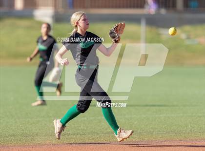 Thumbnail 2 in Pahrump Valley @ Virgin Valley (2024 NIAA 3A Southern Region Softball Playoffs) photogallery.