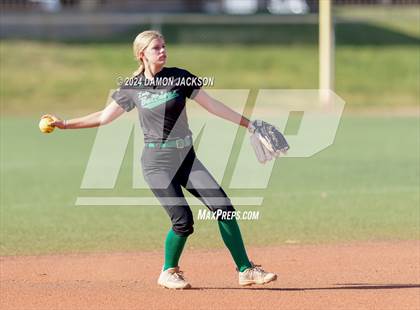 Thumbnail 3 in Pahrump Valley @ Virgin Valley (2024 NIAA 3A Southern Region Softball Playoffs) photogallery.
