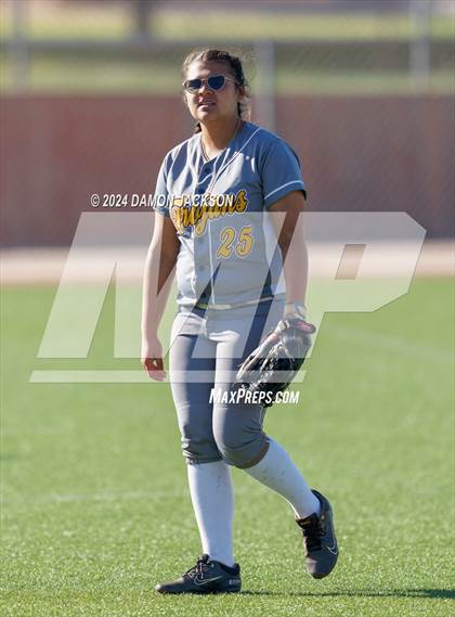 Thumbnail 1 in Pahrump Valley @ Virgin Valley (2024 NIAA 3A Southern Region Softball Playoffs) photogallery.