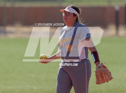 Thumbnail 1 in Pahrump Valley @ Virgin Valley (2024 NIAA 3A Southern Region Softball Playoffs) photogallery.