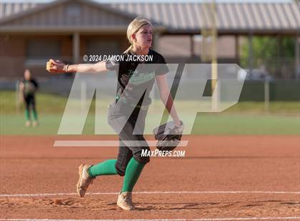 Thumbnail 3 in Pahrump Valley @ Virgin Valley (2024 NIAA 3A Southern Region Softball Playoffs) photogallery.