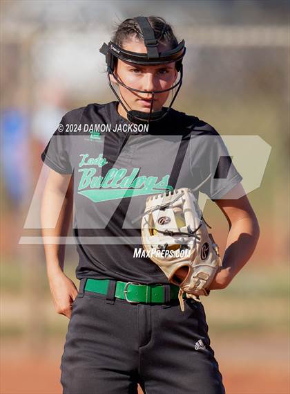 Thumbnail 2 in Pahrump Valley @ Virgin Valley (2024 NIAA 3A Southern Region Softball Playoffs) photogallery.