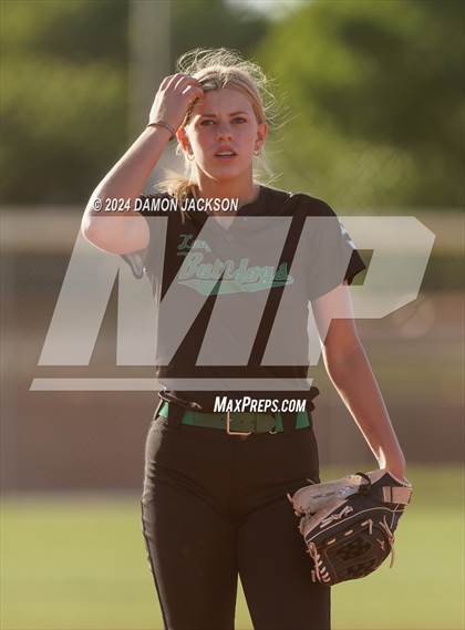 Thumbnail 2 in Pahrump Valley @ Virgin Valley (2024 NIAA 3A Southern Region Softball Playoffs) photogallery.