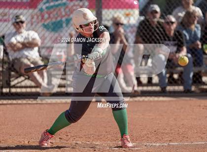 Thumbnail 3 in Pahrump Valley @ Virgin Valley (2024 NIAA 3A Southern Region Softball Playoffs) photogallery.