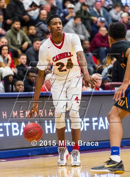 Thumbnail 2 in Archbishop Carroll vs. Simeon (Spalding HoopHall Classic) photogallery.