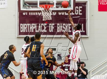 Thumbnail 1 in Archbishop Carroll vs. Simeon (Spalding HoopHall Classic) photogallery.