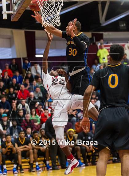 Thumbnail 1 in Archbishop Carroll vs. Simeon (Spalding HoopHall Classic) photogallery.