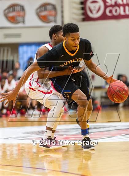 Thumbnail 1 in Archbishop Carroll vs. Simeon (Spalding HoopHall Classic) photogallery.