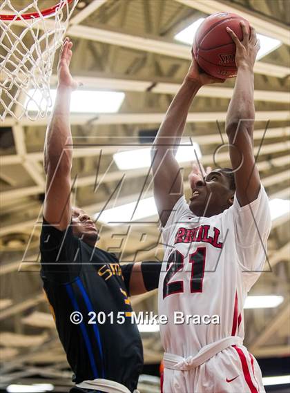 Thumbnail 2 in Archbishop Carroll vs. Simeon (Spalding HoopHall Classic) photogallery.