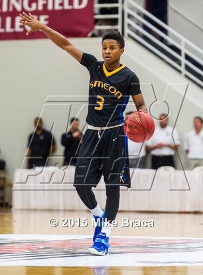 Thumbnail 1 in Archbishop Carroll vs. Simeon (Spalding HoopHall Classic) photogallery.