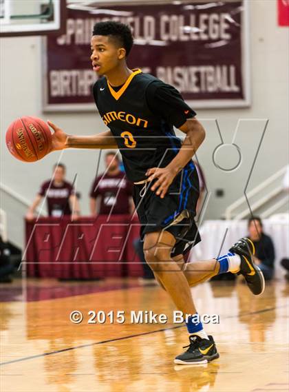 Thumbnail 1 in Archbishop Carroll vs. Simeon (Spalding HoopHall Classic) photogallery.