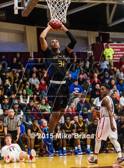 Thumbnail 3 in Archbishop Carroll vs. Simeon (Spalding HoopHall Classic) photogallery.