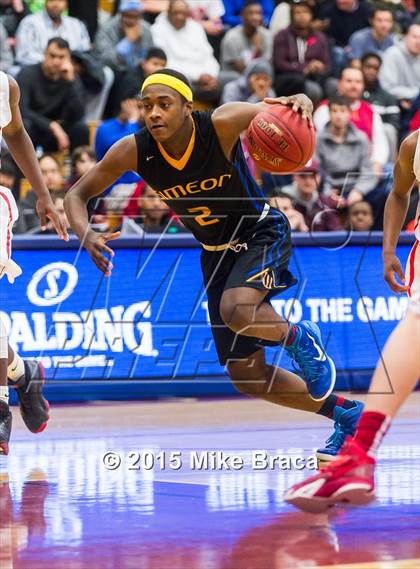 Thumbnail 2 in Archbishop Carroll vs. Simeon (Spalding HoopHall Classic) photogallery.