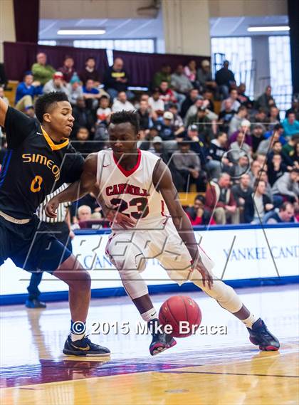 Thumbnail 3 in Archbishop Carroll vs. Simeon (Spalding HoopHall Classic) photogallery.