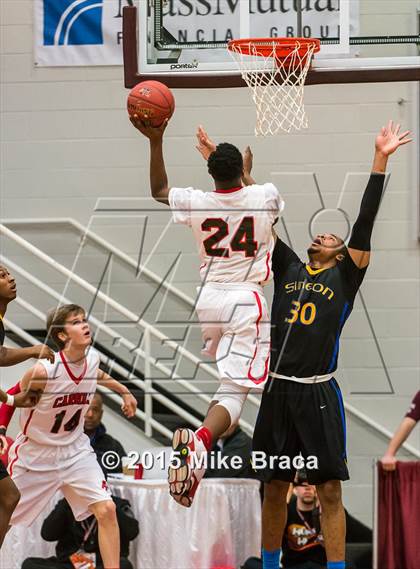 Thumbnail 2 in Archbishop Carroll vs. Simeon (Spalding HoopHall Classic) photogallery.