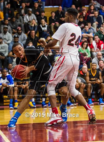 Thumbnail 2 in Archbishop Carroll vs. Simeon (Spalding HoopHall Classic) photogallery.