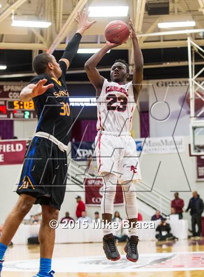 Thumbnail 1 in Archbishop Carroll vs. Simeon (Spalding HoopHall Classic) photogallery.