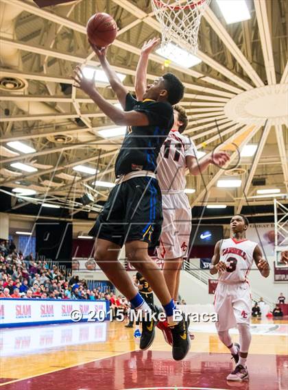 Thumbnail 3 in Archbishop Carroll vs. Simeon (Spalding HoopHall Classic) photogallery.