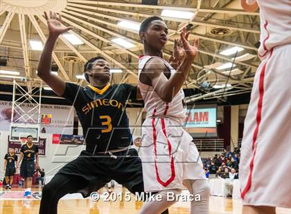 Thumbnail 1 in Archbishop Carroll vs. Simeon (Spalding HoopHall Classic) photogallery.