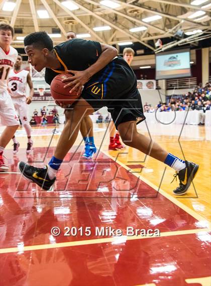 Thumbnail 2 in Archbishop Carroll vs. Simeon (Spalding HoopHall Classic) photogallery.