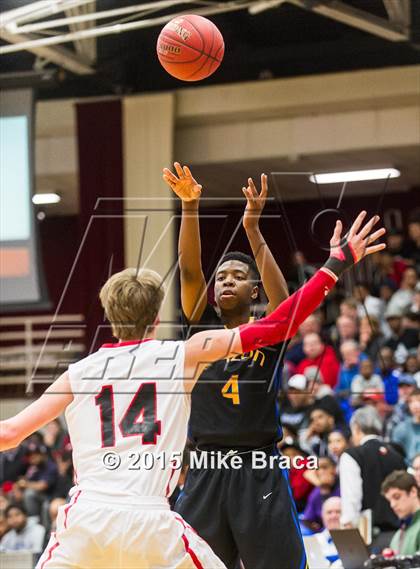 Thumbnail 2 in Archbishop Carroll vs. Simeon (Spalding HoopHall Classic) photogallery.