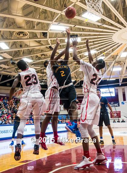 Thumbnail 2 in Archbishop Carroll vs. Simeon (Spalding HoopHall Classic) photogallery.