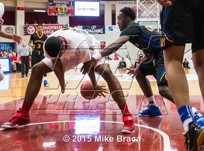 Thumbnail 1 in Archbishop Carroll vs. Simeon (Spalding HoopHall Classic) photogallery.