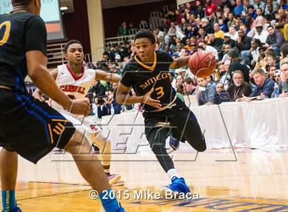 Thumbnail 2 in Archbishop Carroll vs. Simeon (Spalding HoopHall Classic) photogallery.
