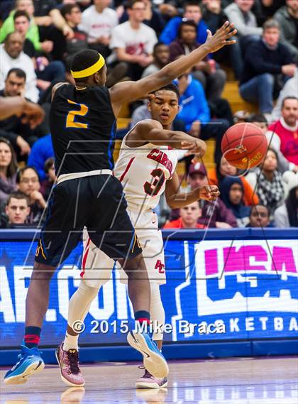 Thumbnail 1 in Archbishop Carroll vs. Simeon (Spalding HoopHall Classic) photogallery.