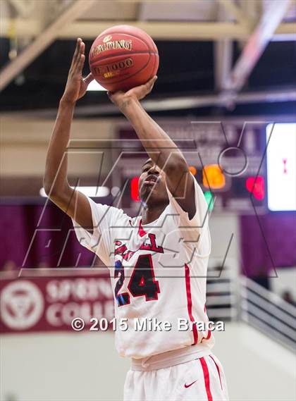 Thumbnail 2 in Archbishop Carroll vs. Simeon (Spalding HoopHall Classic) photogallery.