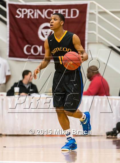Thumbnail 3 in Archbishop Carroll vs. Simeon (Spalding HoopHall Classic) photogallery.