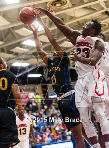Thumbnail 3 in Archbishop Carroll vs. Simeon (Spalding HoopHall Classic) photogallery.
