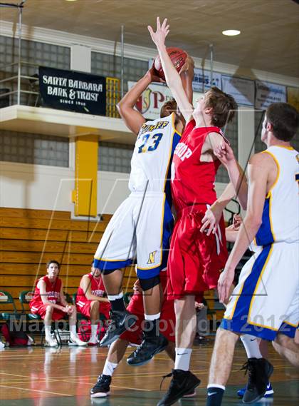 Thumbnail 3 in Nordhoff vs Bishop Diego [Garcia] (Santa Barbara Holiday Classic) photogallery.