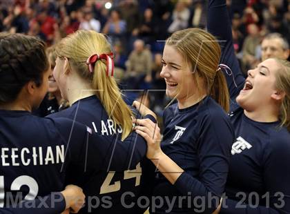 Thumbnail 1 in Turlock Christian vs. Stone Ridge Christian (CIF SJS D6 Final) photogallery.
