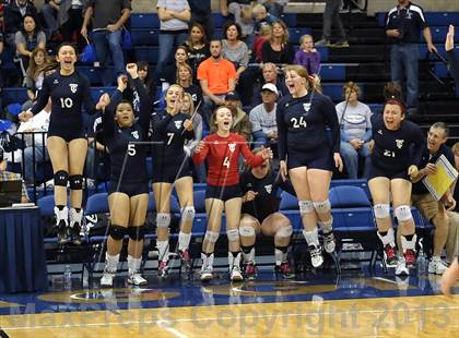 Thumbnail 2 in Turlock Christian vs. Stone Ridge Christian (CIF SJS D6 Final) photogallery.