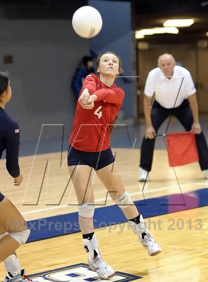 Thumbnail 3 in Turlock Christian vs. Stone Ridge Christian (CIF SJS D6 Final) photogallery.